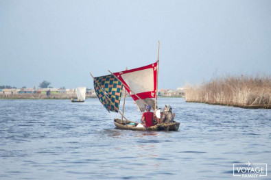 cité lacustre de Ganvié dans le Sud Bénin